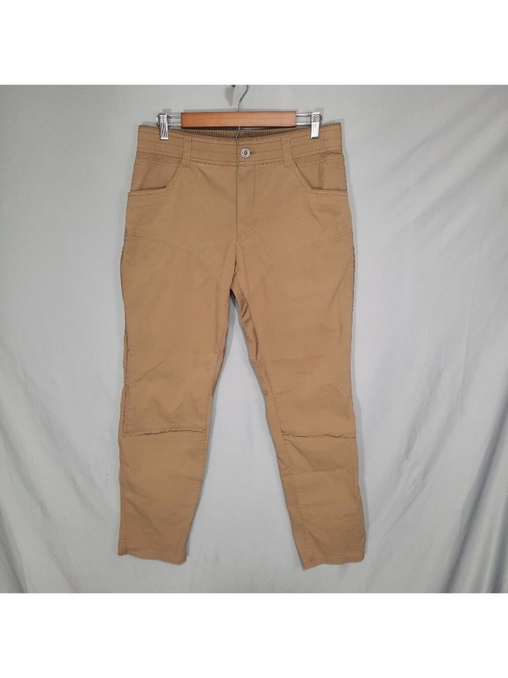 Kuhl Free Radikl Pants Mens 32x30 Brown Stretch Canvas Hiking Outdoor Travel